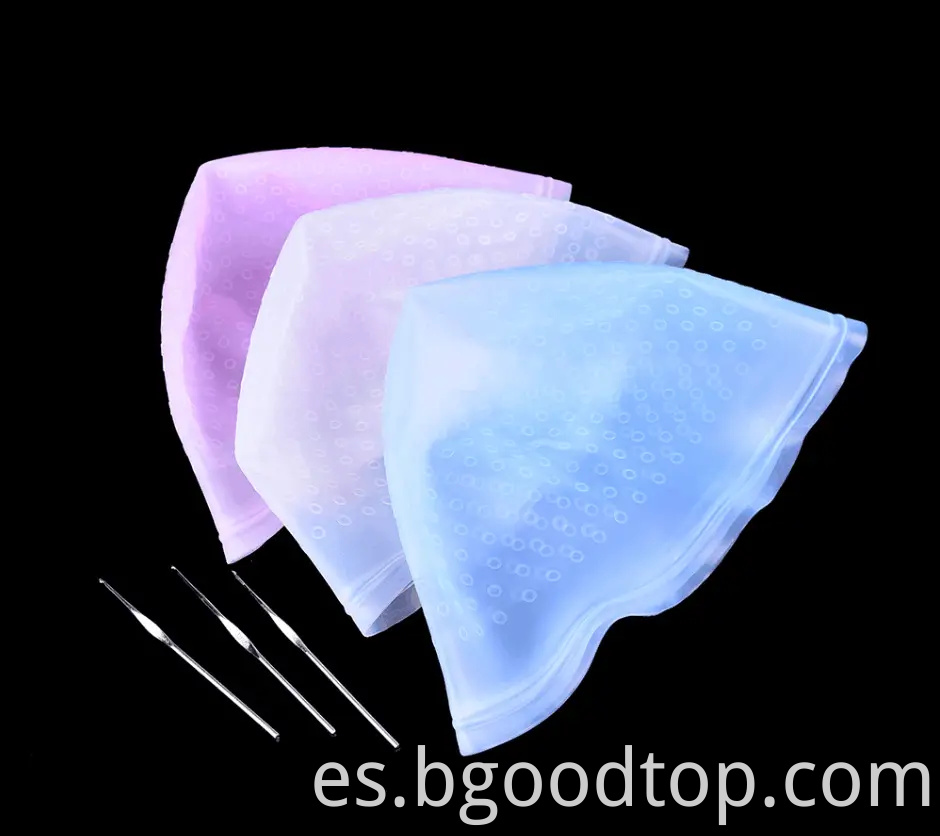 Silicone hair dye dye brightening hood with holes